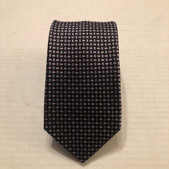 Hugo boss men's new black 100%silk tie3